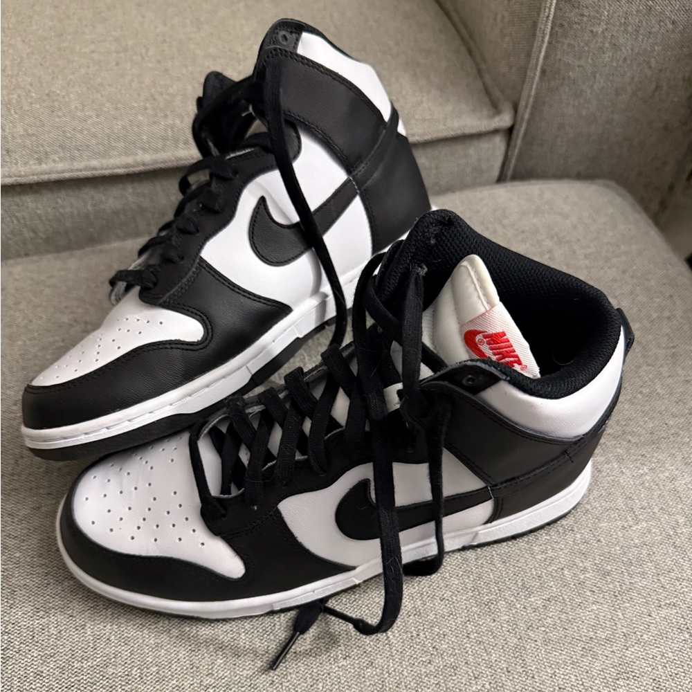 Nike dunk black/white high